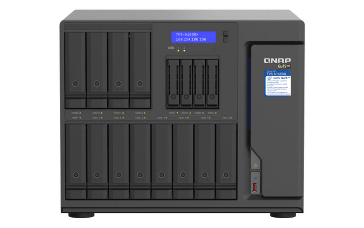 QNAP TVS-h1688X-W1250-32G 16 Bay DT Enc