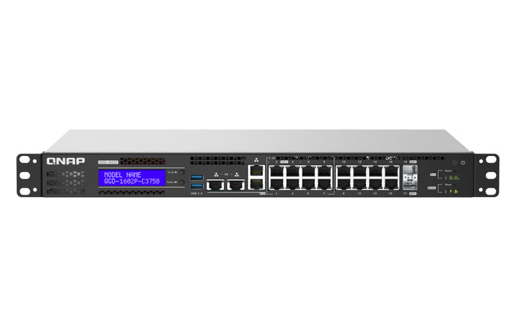 QNAP QGD-1602P-C3558-8GB 16 Port Switch