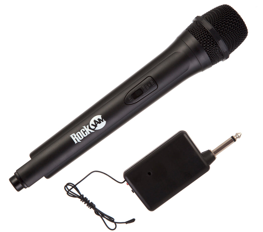 PDT RockJam Wireless Microphone Black