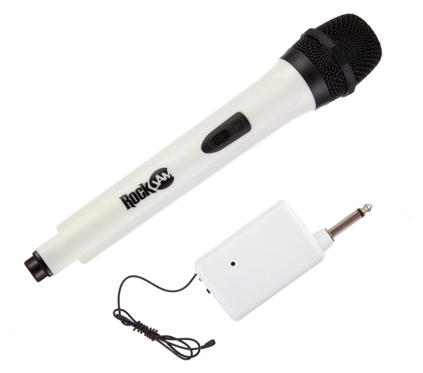 PDT RockJam Wireless Microphone White