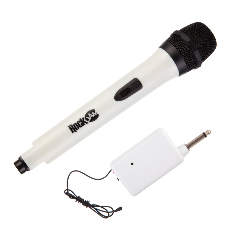 PDT RockJam Wireless Microphone White