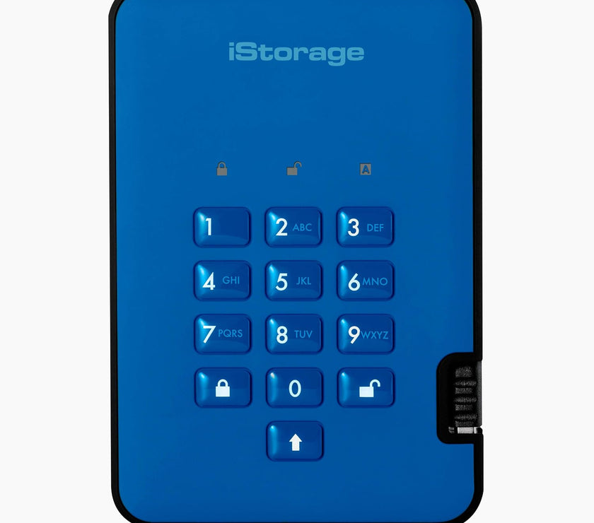 iStorage diskAshur2 SSD 16TB - Blue