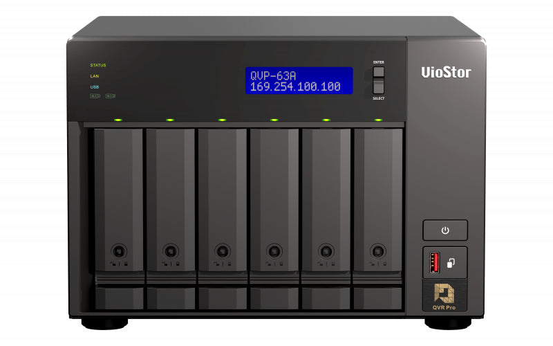 QNAP QVP-63A VioStor 6 Bay NVR Enc