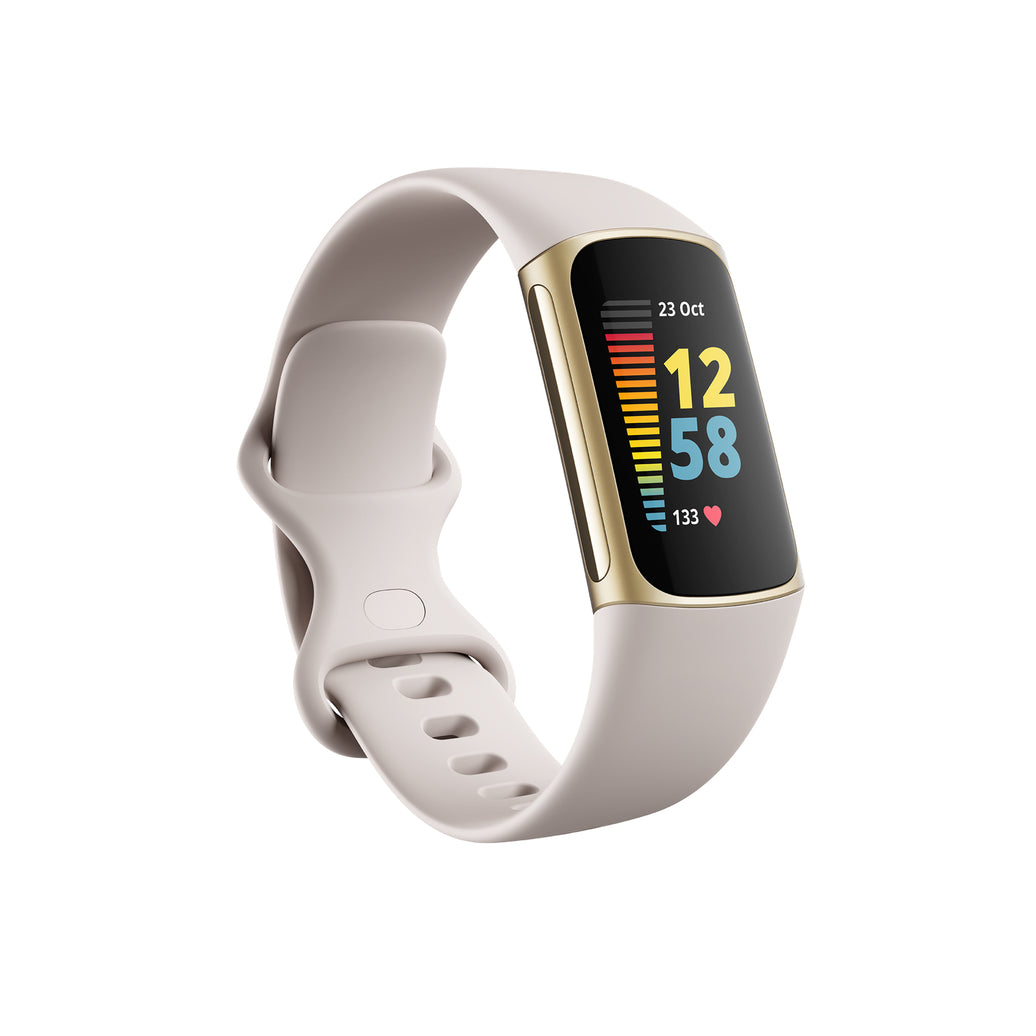 FitBit Charge 5Soft Gold/Lunar White