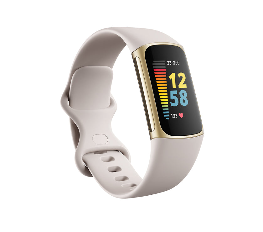 FitBit Charge 5Soft Gold/Lunar White