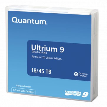 Quantum LTO 9 Data Cart Labeled