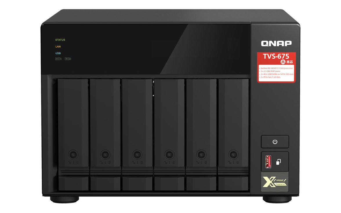 QNAP TVS-675-8G/48TB IW 6 Bay DT