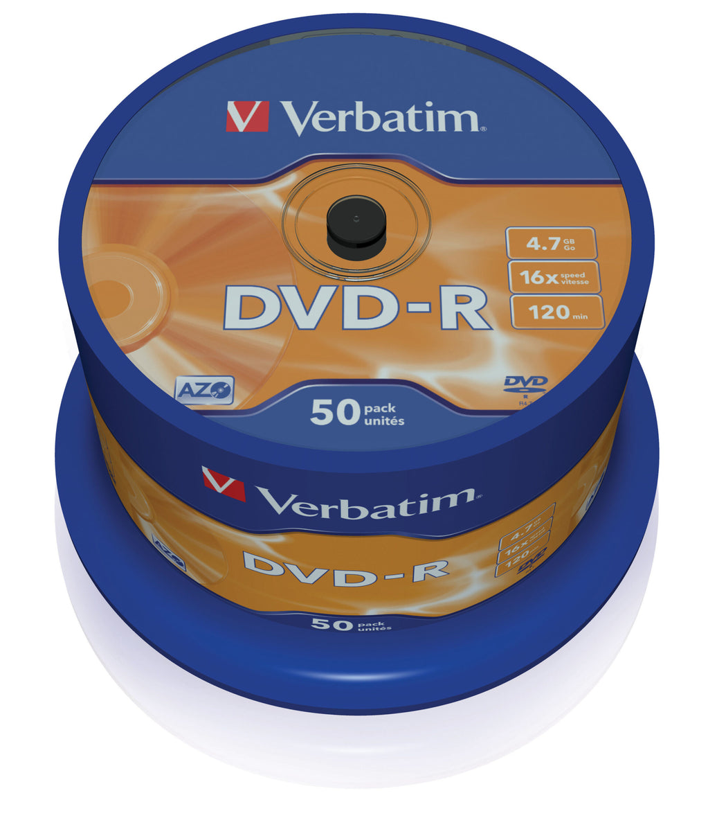 Verbatim DVD-R 16x 50pk Spindle