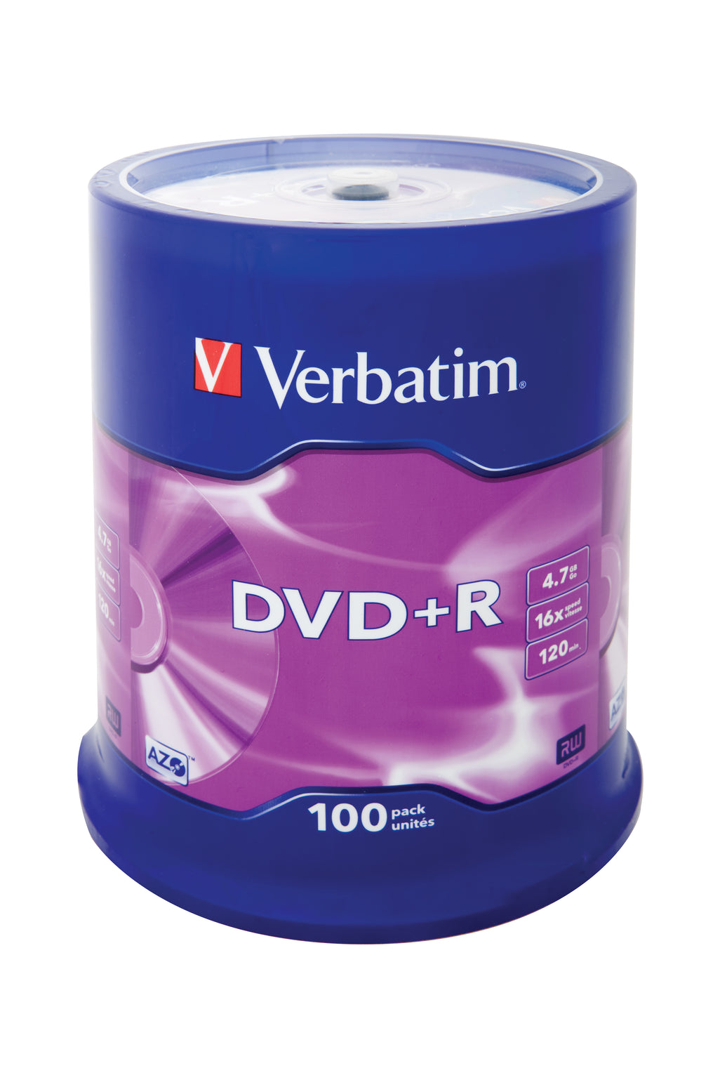 Verbatim DVD+R 16x 100pk **43551-02**