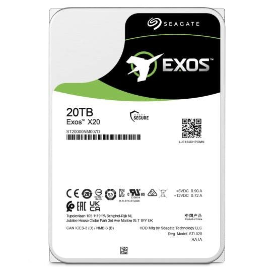 Seagate 20TB EXOS 3.5" Int HDD