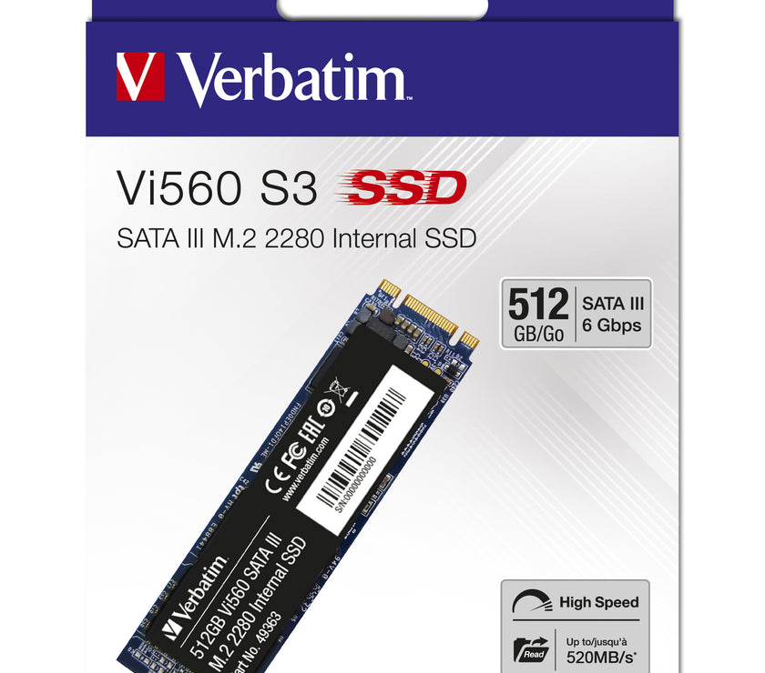 Verbatim Vi560 S3 M.2 SSD 512GB