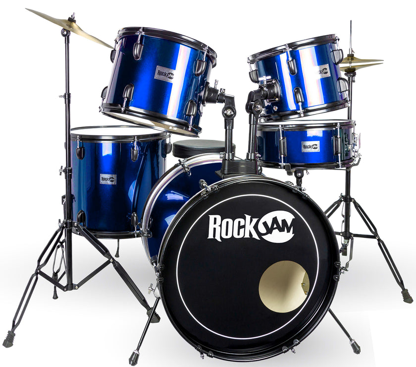 PDT RockJam Full size drum kit - Blue