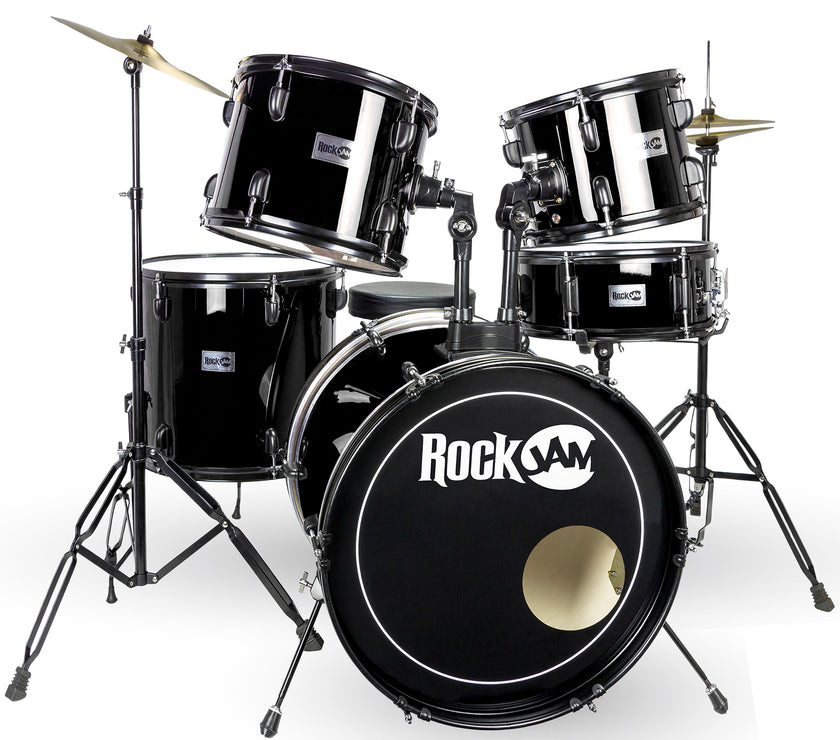 PDT RockJam Full size drum kit - Black