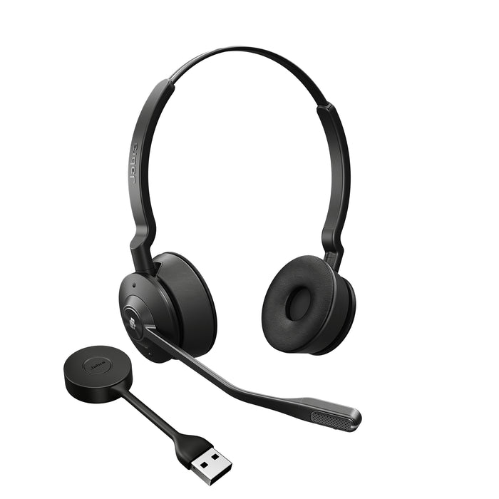 Jabra Evolve2 65 Deskstand Only - Black USB-C Hardwired Cable