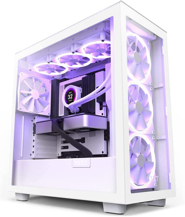 NZXT H7 Elite White Mid Tower Case