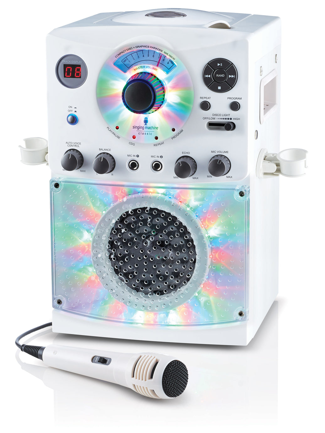 PDT sm SML385BTW Karaoke with BT - White