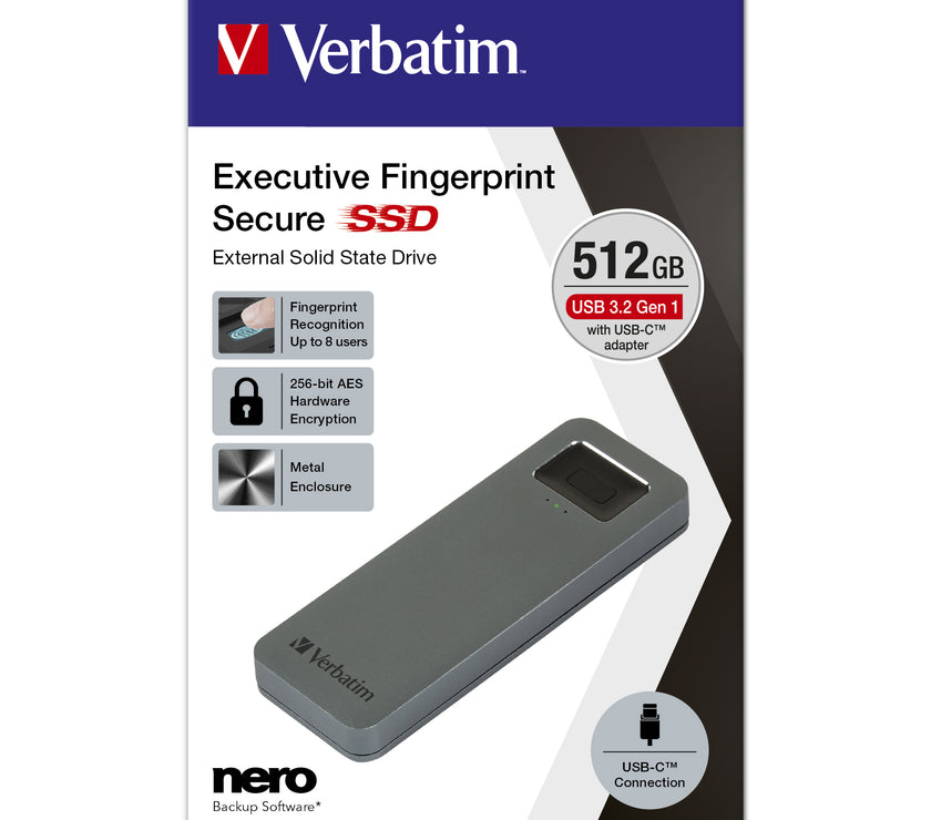 Verbatim Executive Fingerprint Secure SS
