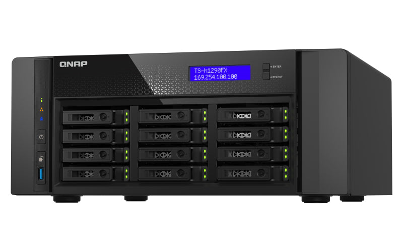 QNAP TS-h1290FX-7302P-128G 12Bay Desktop