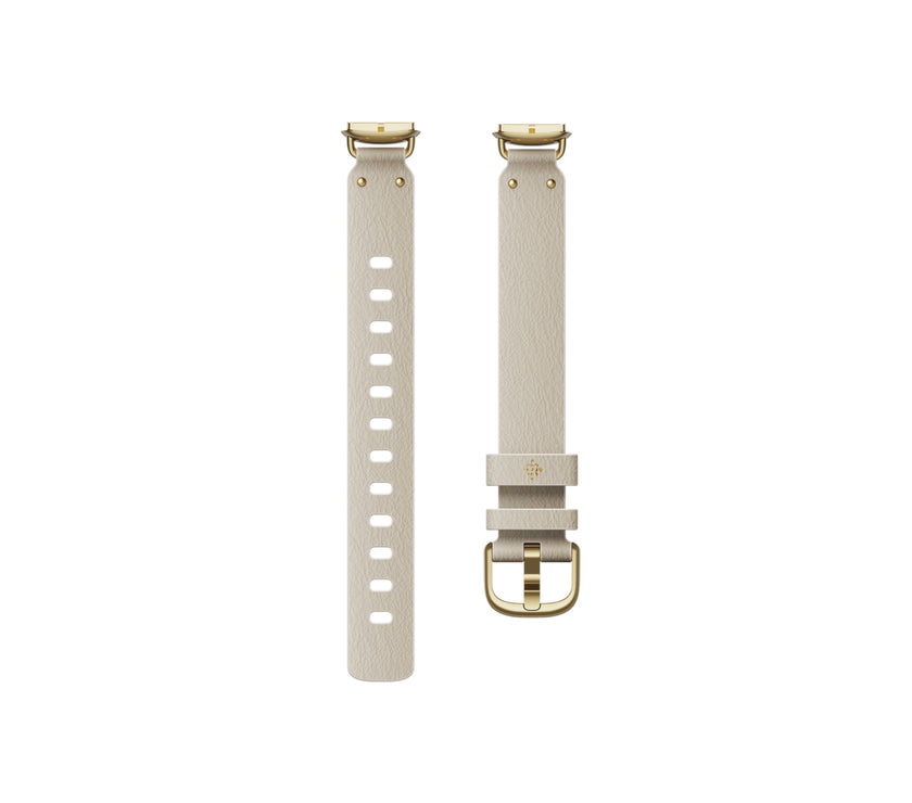 Fitbit LuxeLeatherAlternativeBandPearl S