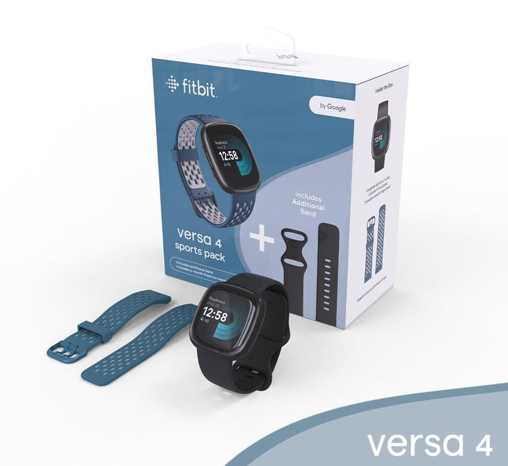 Fitbit Versa4BundleBlack/BlackSapphire