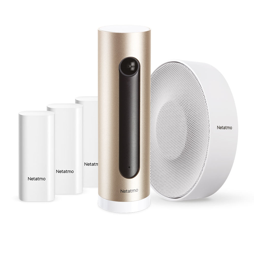 Netatmo Smart Indoor Security Camera +Sensor+Siren