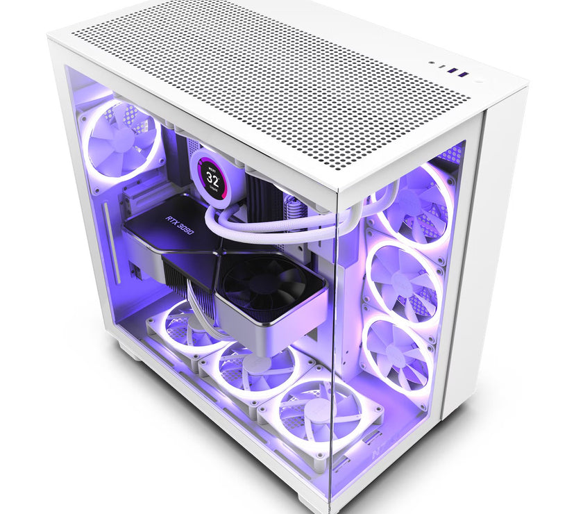 NZXT H9 Flow All White