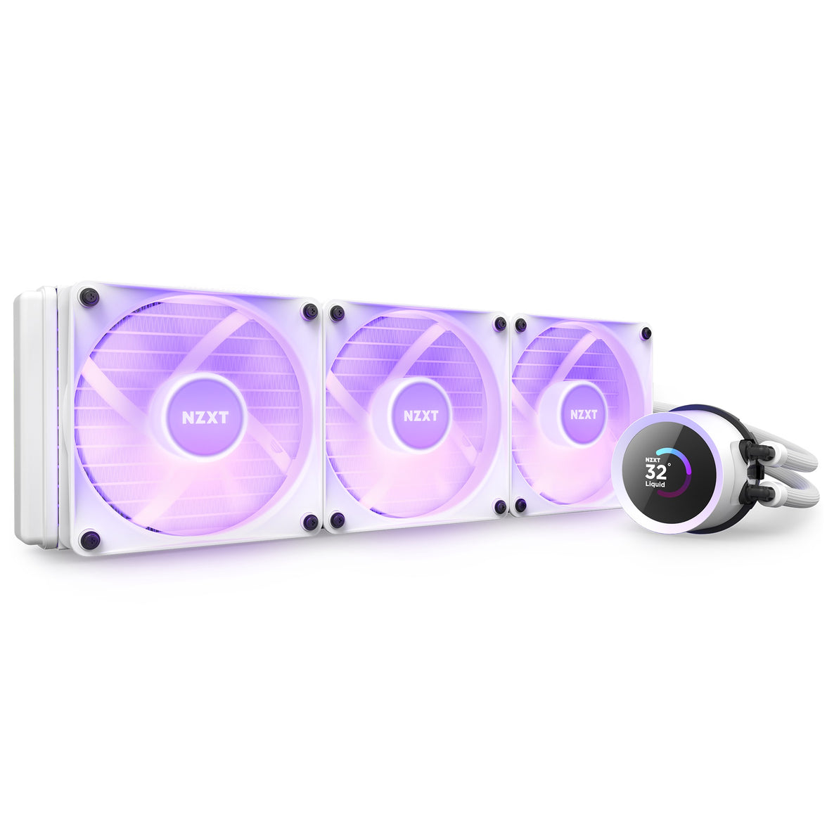 NZXT Kraken 360 White RGB Fans