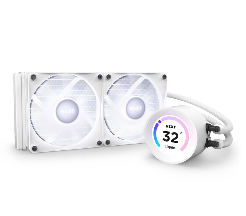 NZXT Kraken Elite 240 White RGB Fans
