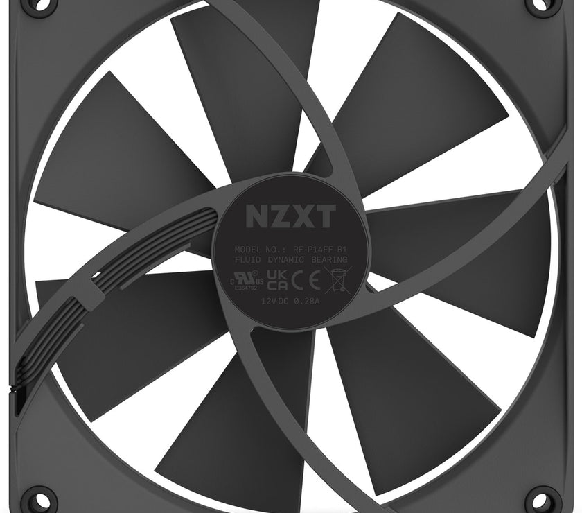 NZXT 140 mm Static Pressure Black