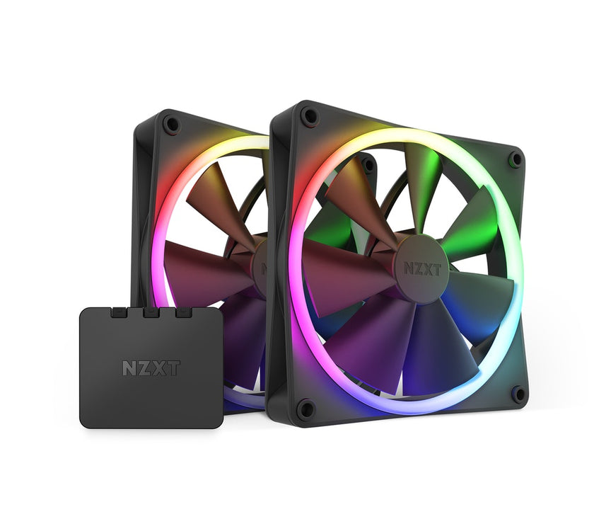 NZXT 140 mm Aer RGB 3 Double Black