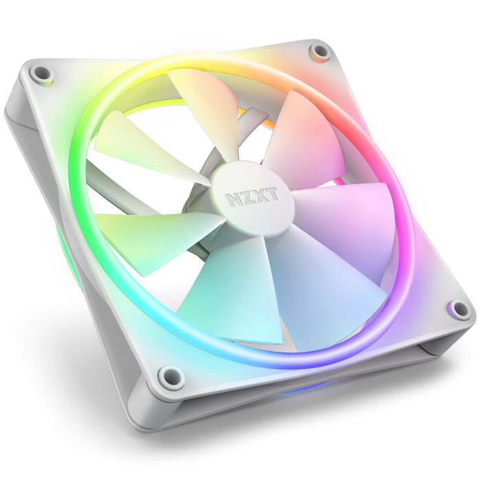 NZXT F140 RGB DUO 140MM PWM 1PK WHT