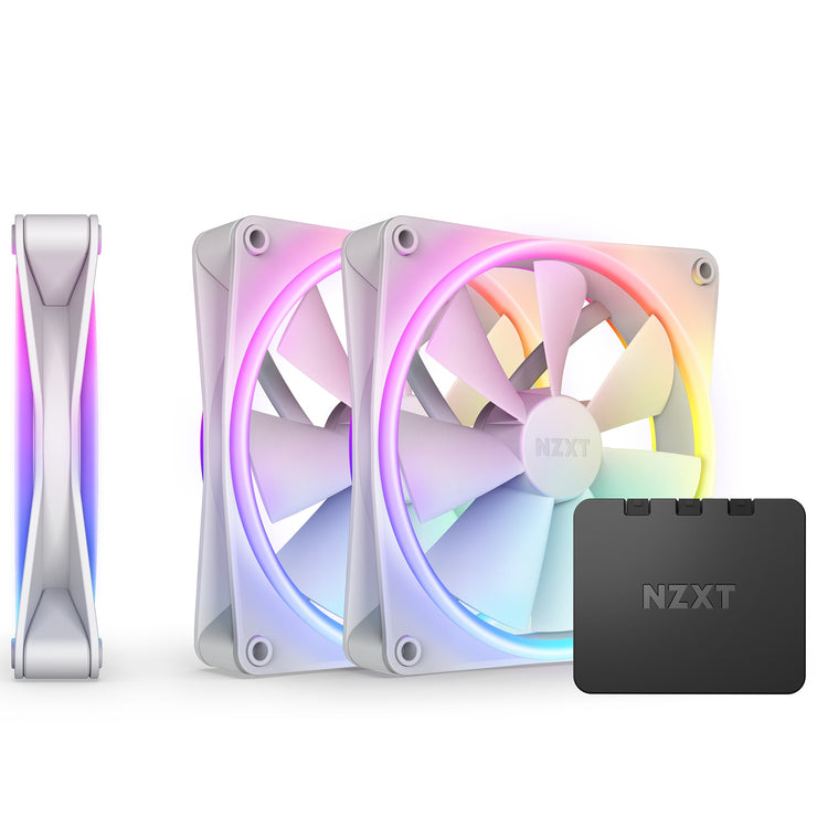 NZXT 3xF120 RGB DUO &amp; RGB White Fans