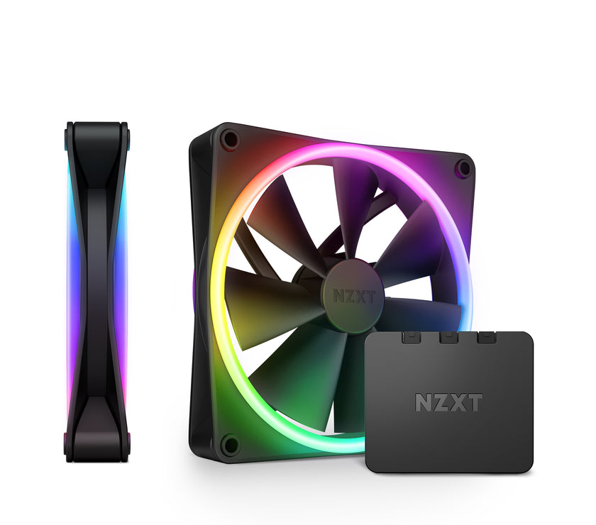 NZXT 2xF140 RGB DUO RGB Black Fans