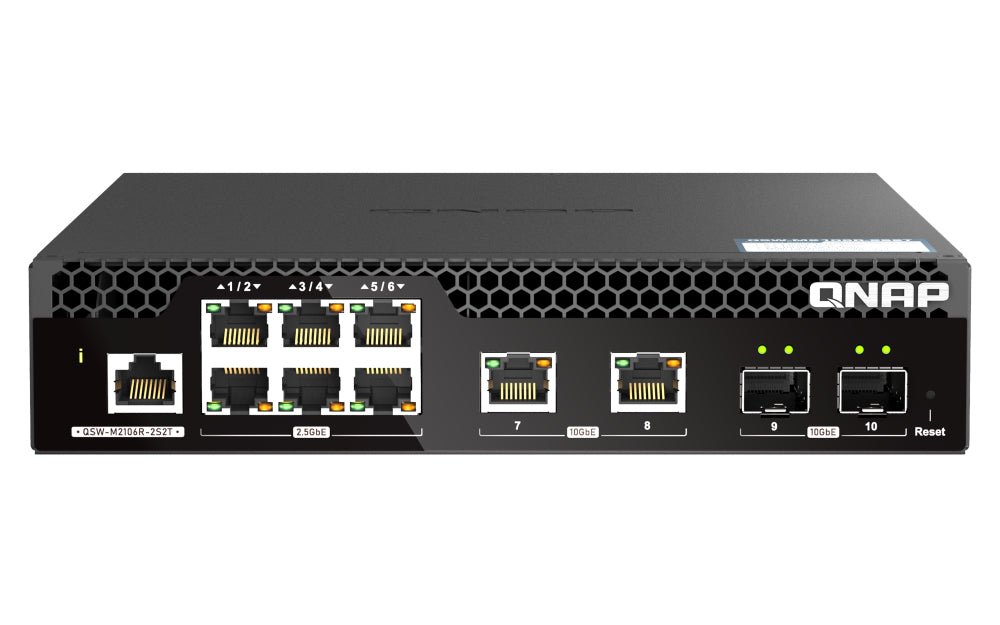 QNAP QSW-M2106R-2S2T 10GbE Man Switch