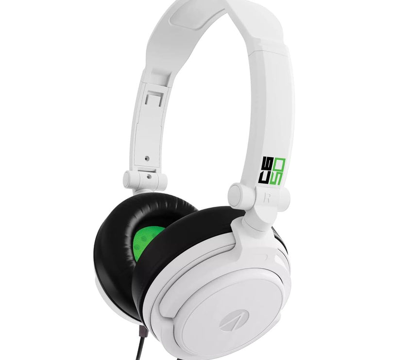 Stealth C6-100 Gaming Headse-GN/WH