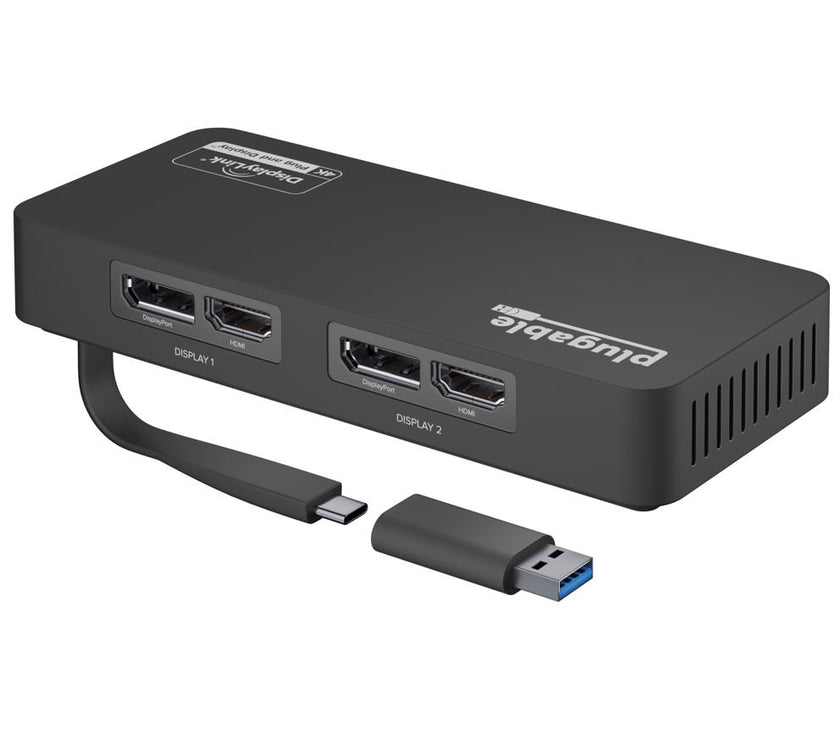 Plugable DP &amp; HDMI Dual Monitor Adapter