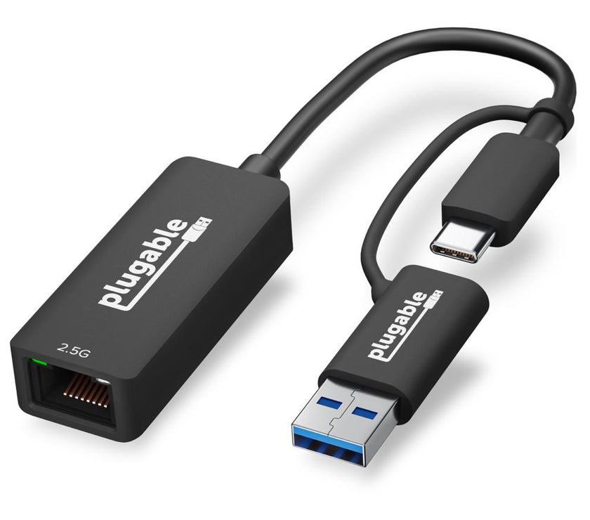 Plugable 2.5G USB C to Ethernet Adapter