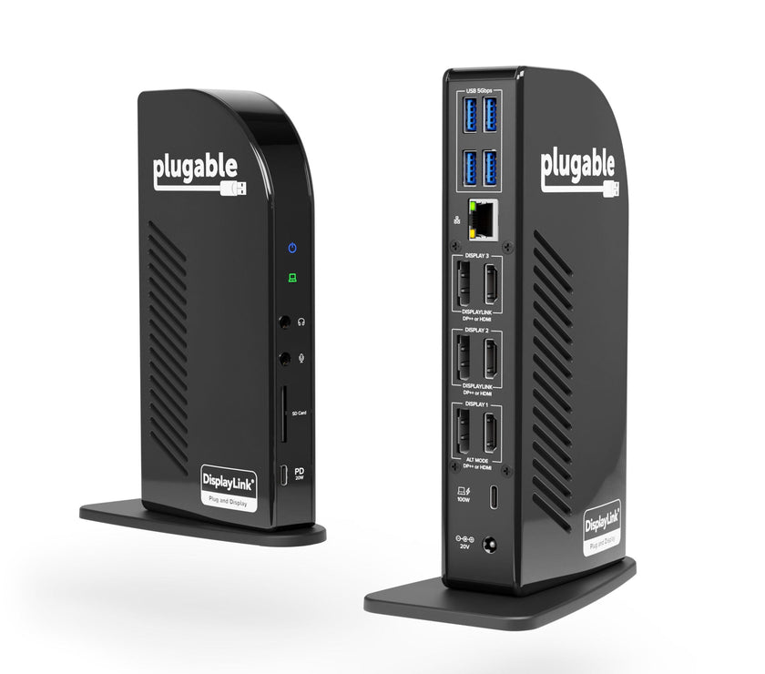 Plugable USB-C TRIPLE 4K DISPLAY DOCK PD