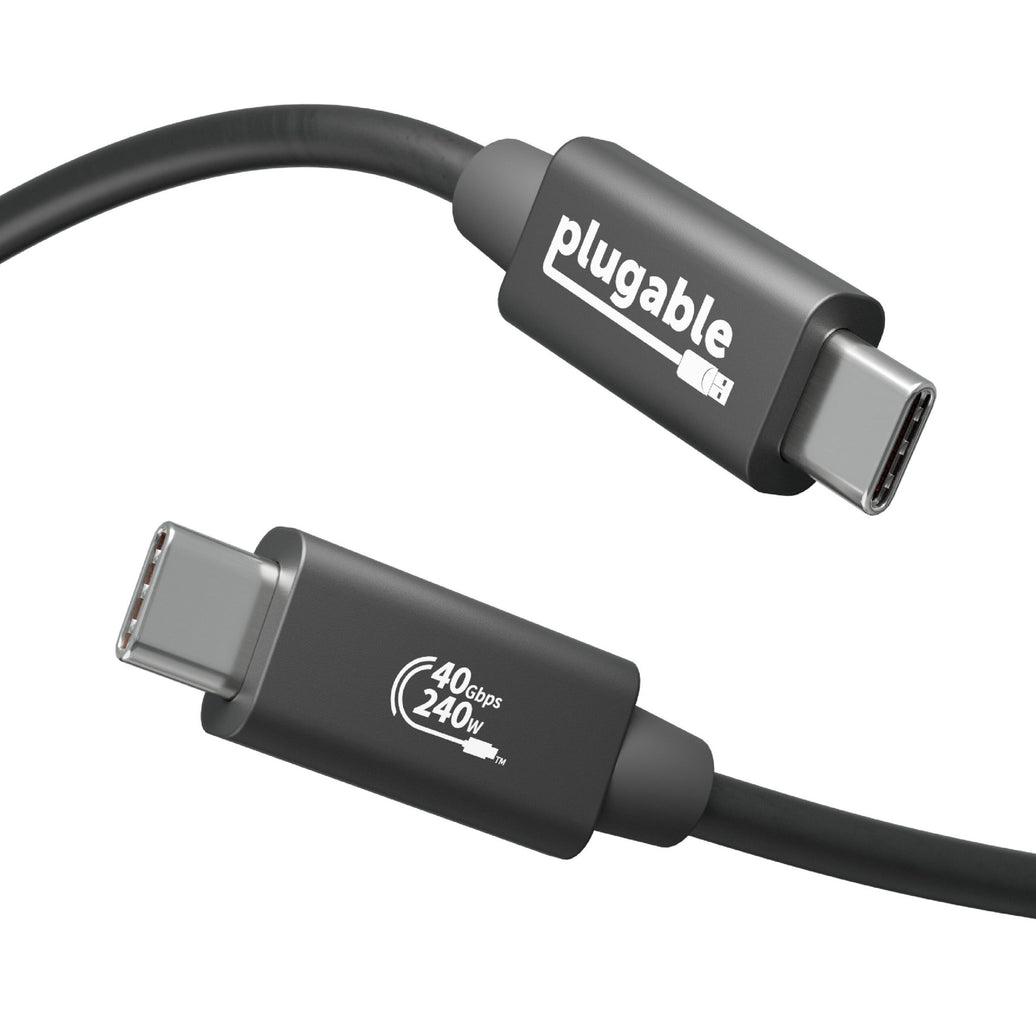 Plugable USB4 240W EPR Cable 3.3ft (1m)