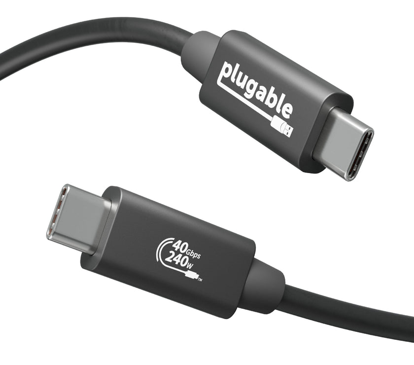 Plugable USB4 240W EPR Cable 3.3ft (1m)