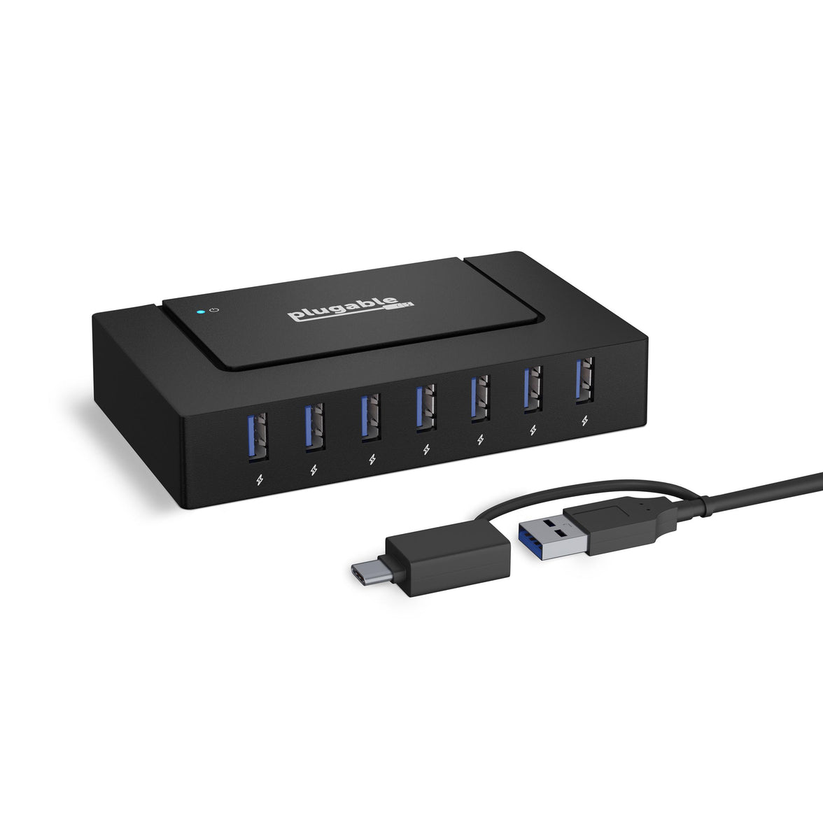 Plugable 7-in-1 USB Charging Hub
