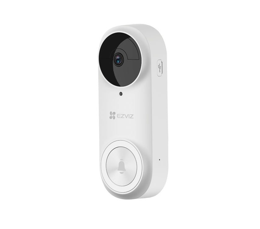 EZVIZ DB2 3MP BatteryVideoDoorbellWhite