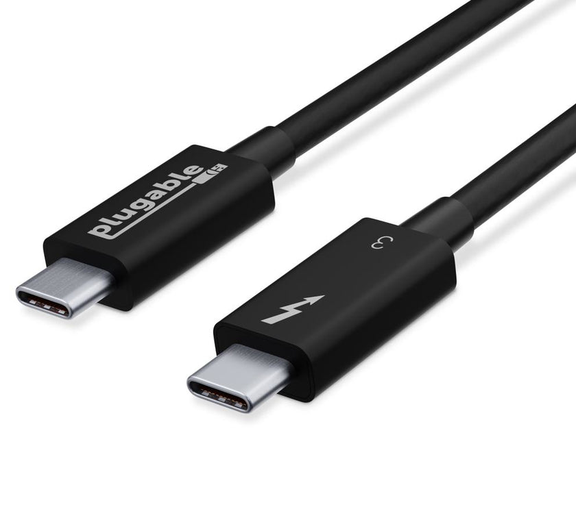 Plugable TBT3 Cable 40Gbsp 100W PD