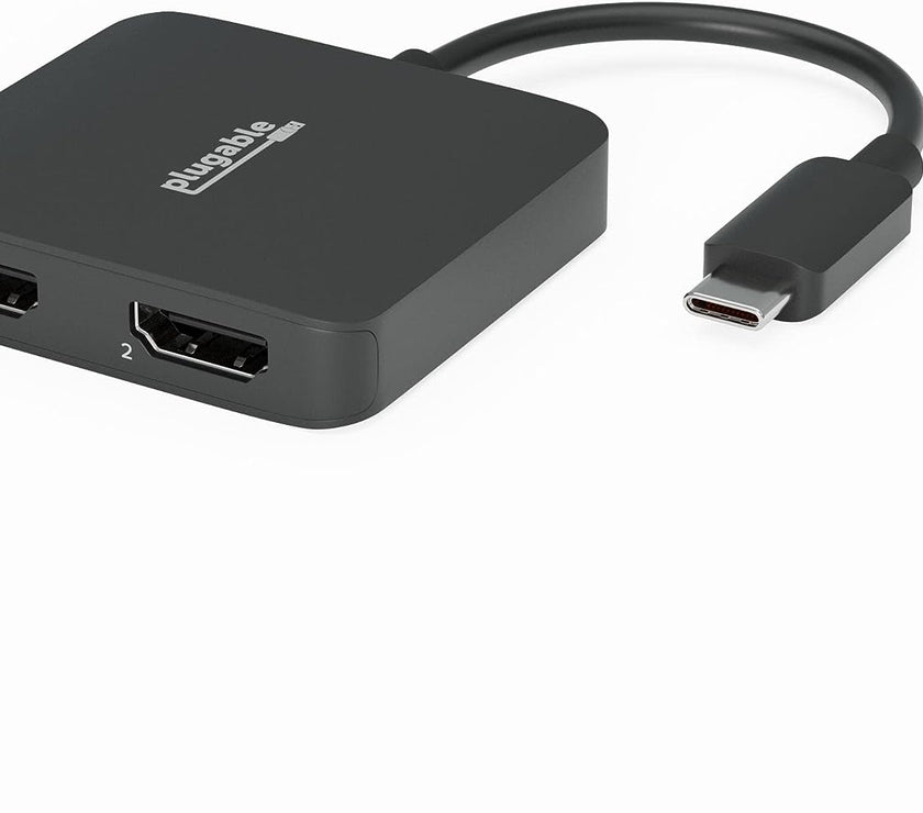 Plugable USB-C Dual 4K HDMI MST Adapter