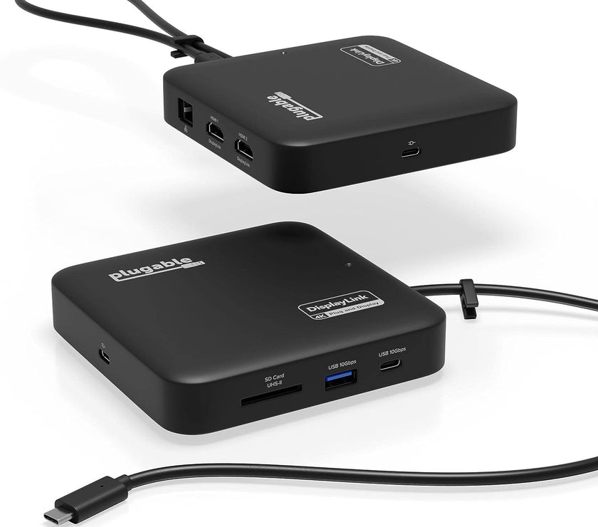 Plugable 7 Port USB-C Hub Dual HDMI Dock