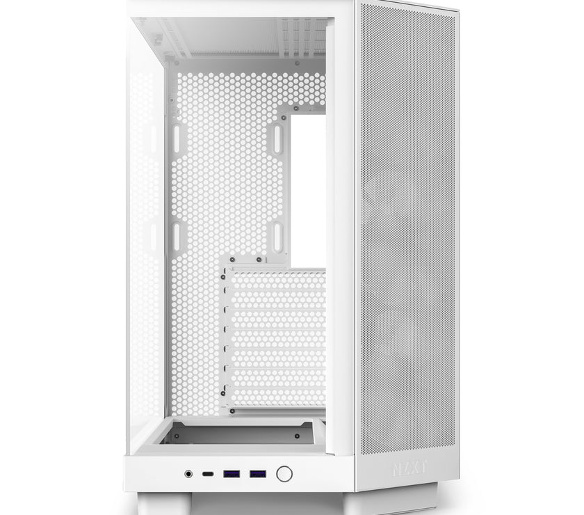 NZXT H6 Air Flow RGB White Mid Tower Cs