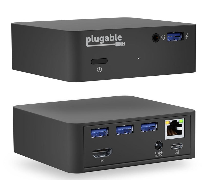 Plugable USB-C &amp; TBT3 Dock 85W PD