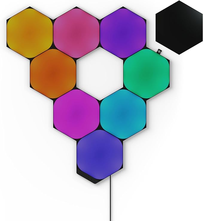 Nanoleaf Shapes Black Hex Starter Kit 9P