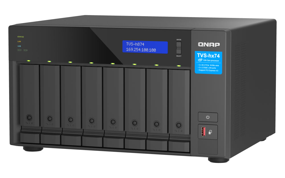 QNAP TVS-h874T-i9-64G 8 Bay Desktop