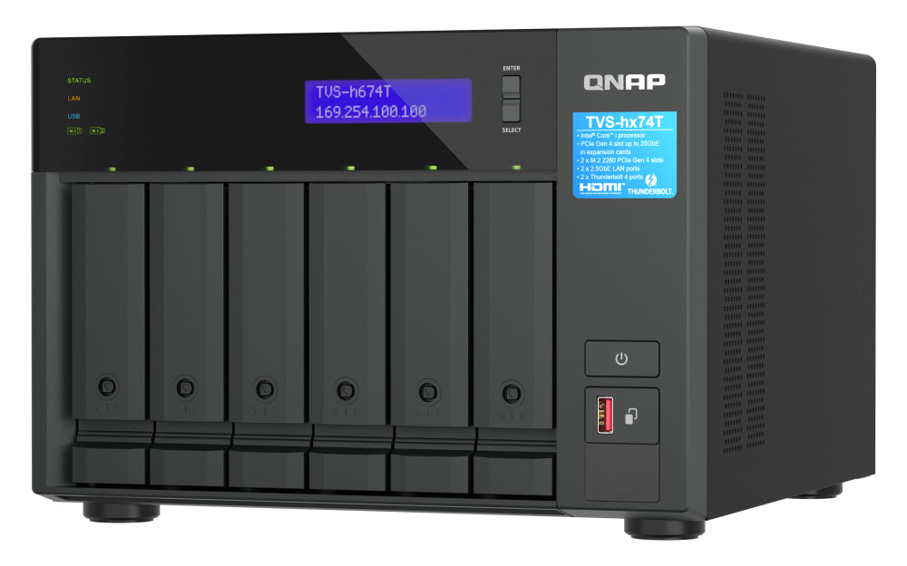 QNAP TVS-h674T-i5-32G 6 Bay Desktop